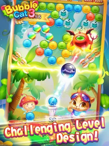 Изображение игры: Bubble Cat 3