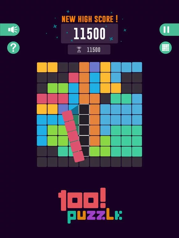 Изображение игры: 100! Block Puzzle