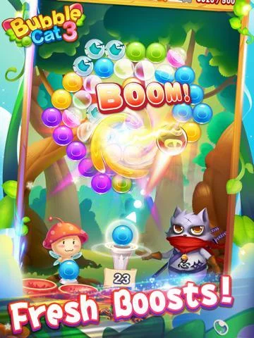Изображение игры: Bubble Cat 3