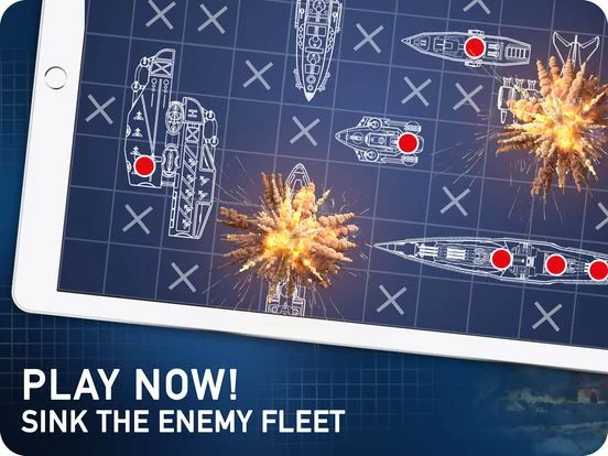 Изображение игры: Fleet Battle: Sea Battle game