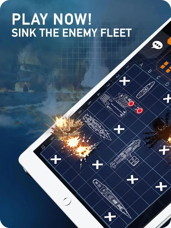 Изображение игры: Fleet Battle: Sea Battle game