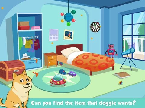 Изображение игры: Happy Doggie - Find the Dog's Hidden Objects