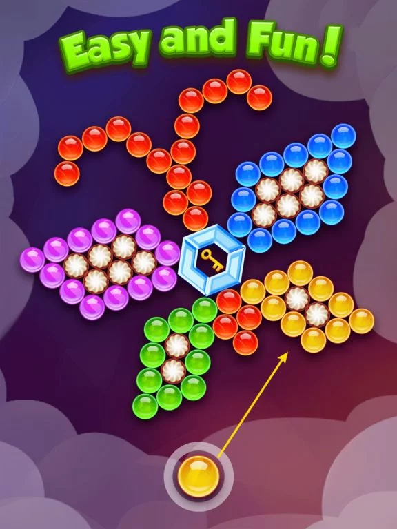 Изображение игры: Bubble Whirl Shooter