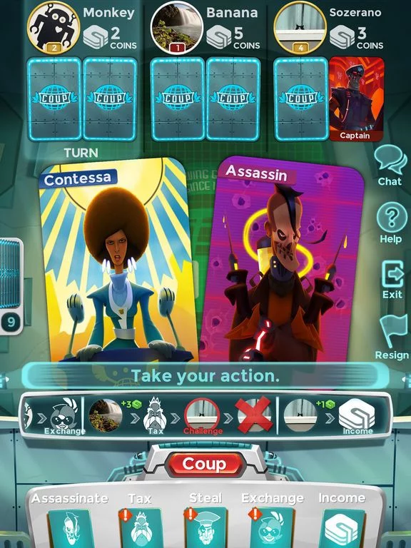 Изображение игры: Coup