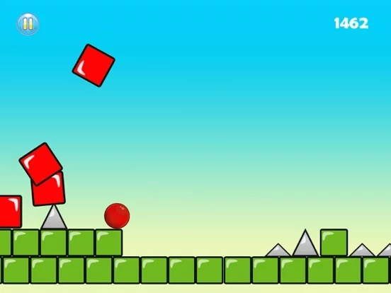 Изображение игры: Red Ball Bouncing Dash!
