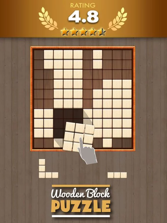 Изображение игры: Wooden Block Puzzle Game