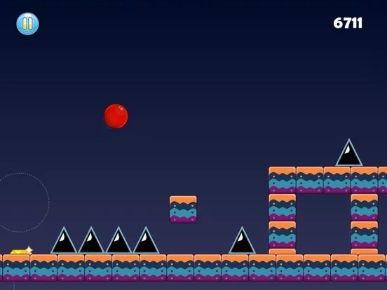 Изображение игры: Red Ball Bouncing Dash!