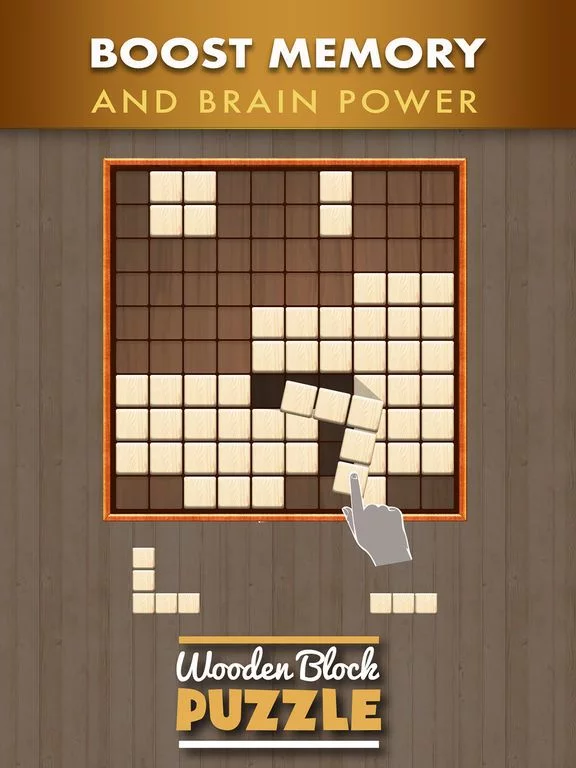 Изображение игры: Wooden Block Puzzle Game