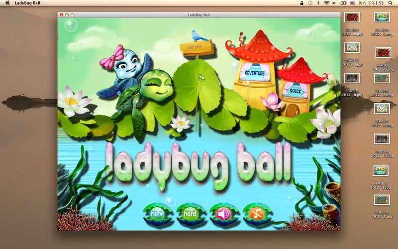 Изображение игры: Ladybug Ball
