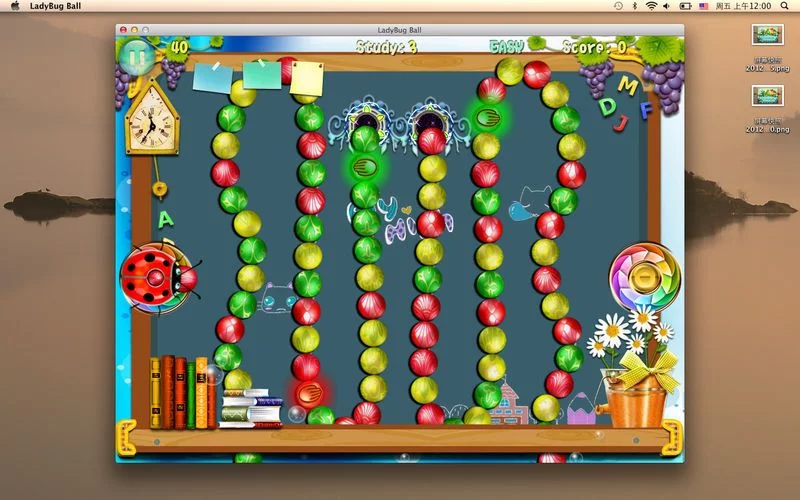 Изображение игры: Ladybug Ball