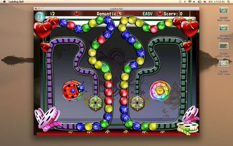 Изображение игры: Ladybug Ball