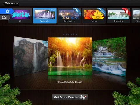 Изображение игры: Jigsaw Puzzles: Waterfalls