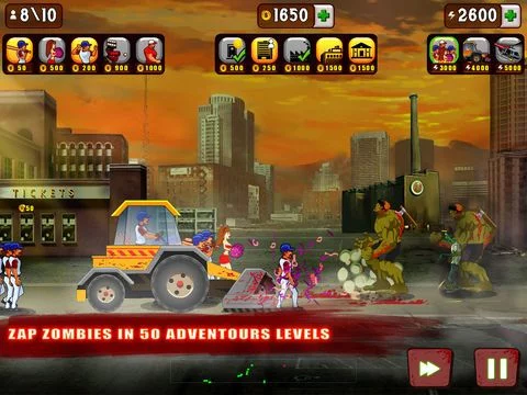 Изображение игры: Baseball Vs Zombies
