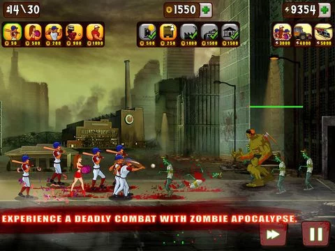 Изображение игры: Baseball Vs Zombies