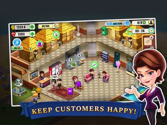 Изображение игры: Resort Tycoon-Hotel Simulation