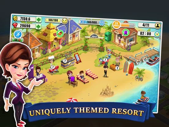 Изображение игры: Resort Tycoon-Hotel Simulation