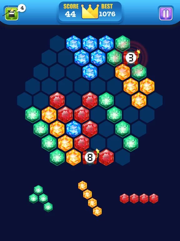Изображение игры: Block Puzzle Jewel - Jewels Star Ultimate