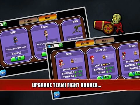 Изображение игры: Baseball Vs Zombies Returns