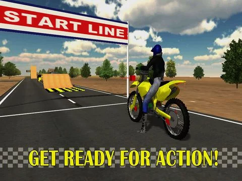 Изображение игры: Moto Stunt Bike Simulator 3D - Furious high speed motorbike racing and jumping game