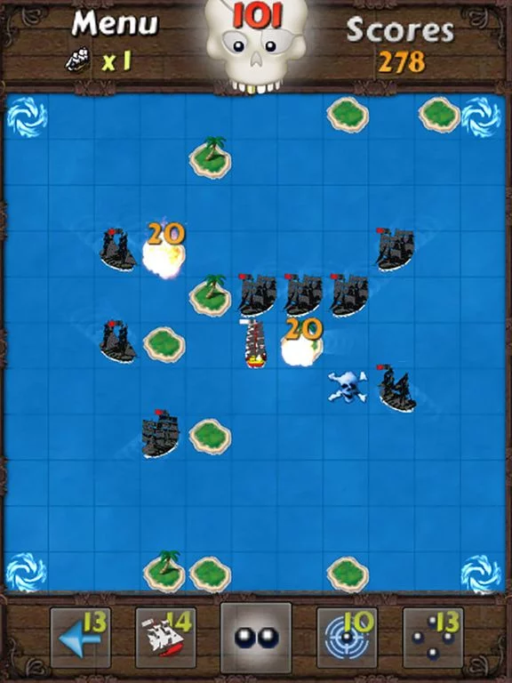 Изображение игры: Seven Seas Deluxe - Destroy Pirate