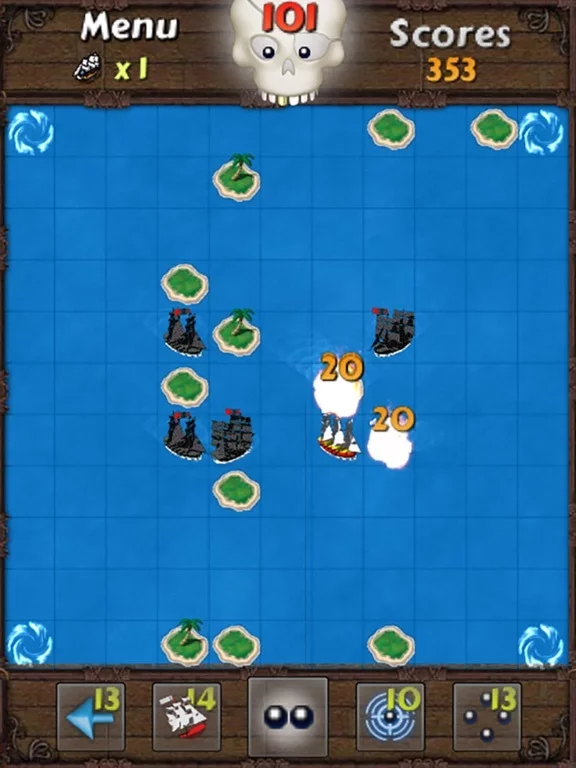 Изображение игры: Seven Seas Deluxe - Destroy Pirate