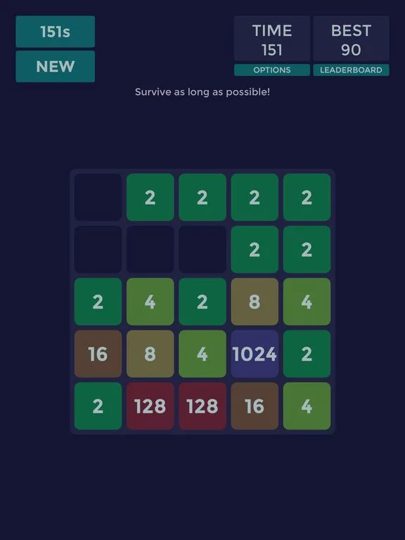 Изображение игры: 2048 4x4 5x5 6x6 - Classic & Plus