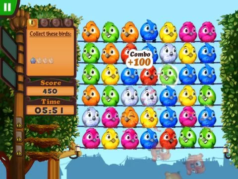 Изображение игры: Fluffy Birds HD
