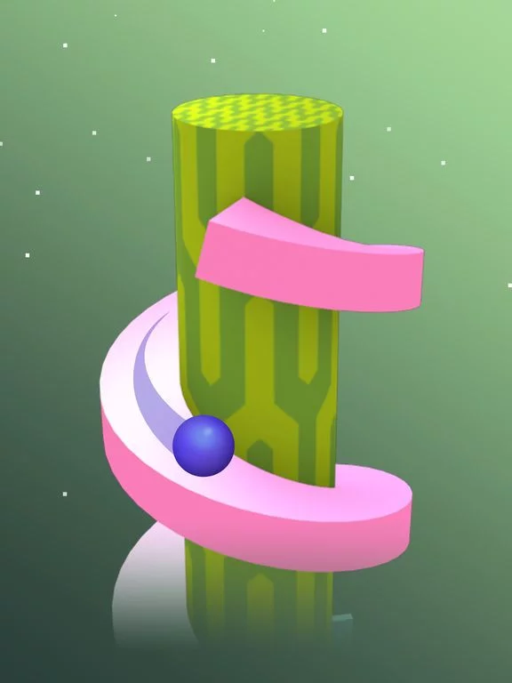 Изображение игры: Helix Bounce !