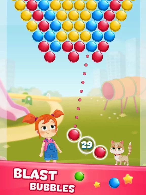 Изображение игры: Bubble Popland Bubble Shooter