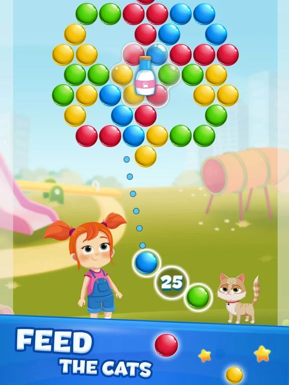 Изображение игры: Bubble Popland Bubble Shooter