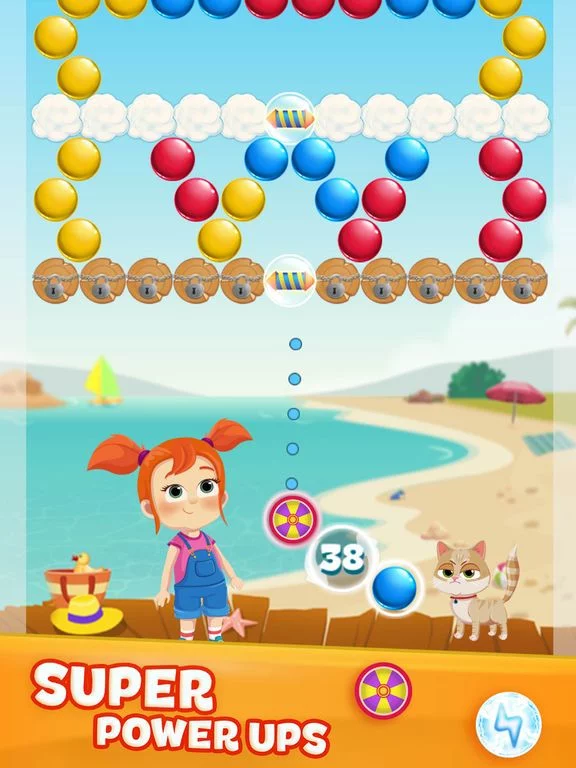 Изображение игры: Bubble Popland Bubble Shooter