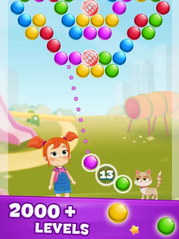 Изображение игры: Bubble Popland Bubble Shooter