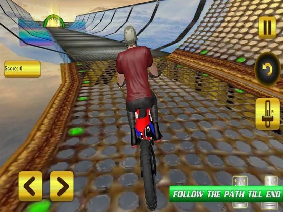 Изображение игры: Stunt Bike Rider On Impossible