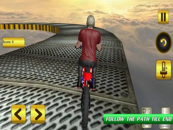 Изображение игры: Stunt Bike Rider On Impossible