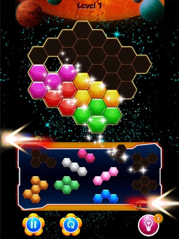 Изображение игры: Hexa Fit Block Puzzle