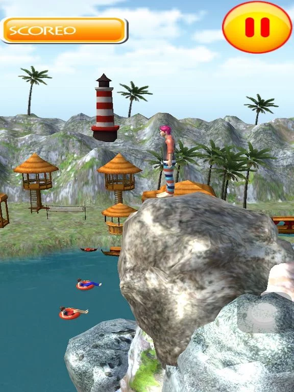 Изображение игры: Flip Swim Diving: Cliff Jumping