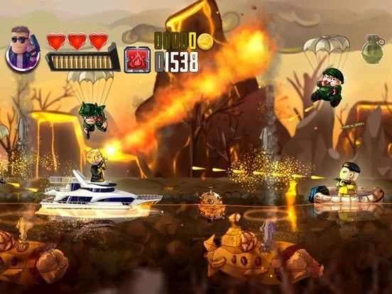 Изображение игры: RAMBOAT: Action endless runner