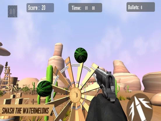 Изображение игры: Expert Shooting Watermelon
