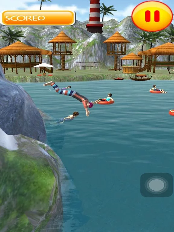Изображение игры: Flip Swim Diving: Cliff Jumping