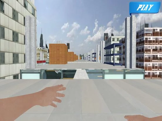 Изображение игры: Roof Runner Jump - VR Google Cardboard