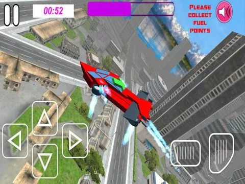 Изображение игры: Flying Car Driving Simulator - Wings Flying N Driving 2016