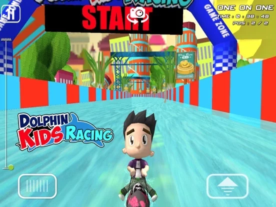 Изображение игры: Dolphin Kids Racing - Dolphin Fish Racing For Kids