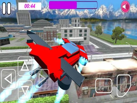 Изображение игры: Flying Car Driving Simulator - Wings Flying N Driving 2016