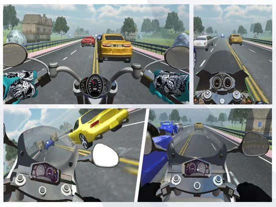 Изображение игры: Real Bike Traffic Rider Virtual Reality Glasses