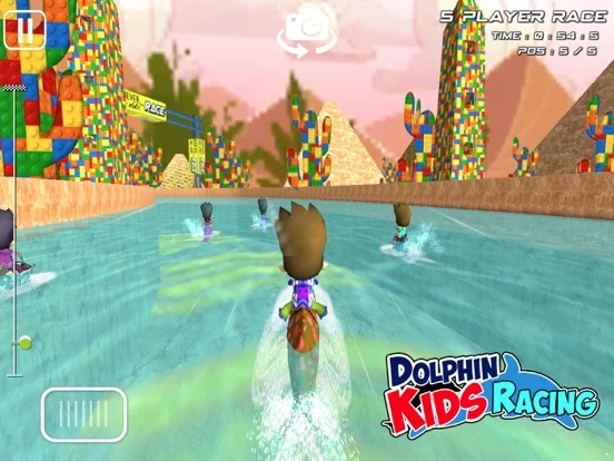 Изображение игры: Dolphin Kids Racing - Dolphin Fish Racing For Kids