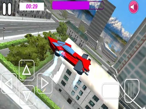 Изображение игры: Flying Car Driving Simulator - Wings Flying N Driving 2016