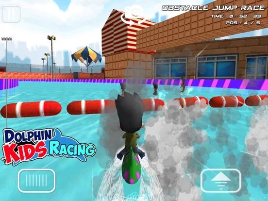 Изображение игры: Dolphin Kids Racing - Dolphin Fish Racing For Kids