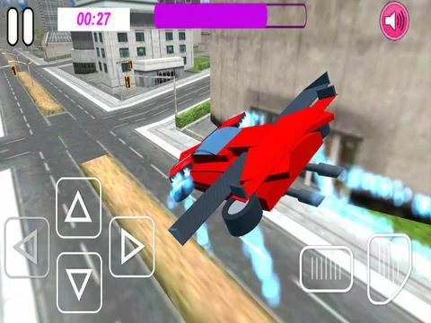 Изображение игры: Flying Car Driving Simulator - Wings Flying N Driving 2016