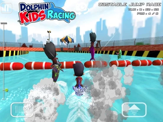 Изображение игры: Dolphin Kids Racing - Dolphin Fish Racing For Kids