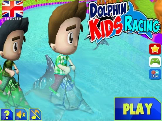 Изображение игры: Dolphin Kids Racing - Dolphin Fish Racing For Kids